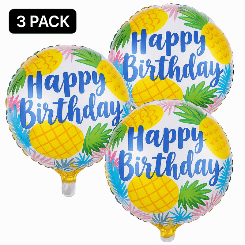 Happy Birthday Foil Balloon Balloons for Birthday Party 18in Round Balloons
