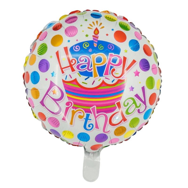 Happy Birthday Mylar Balloon Helium Balloons Birthday Decoration