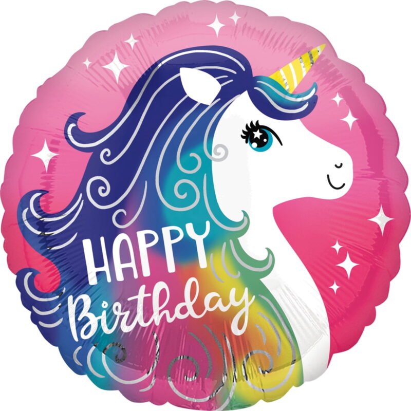 Happy Birthday Unicorn Balloon Party Celebration Birthday Decoration 18 Inch