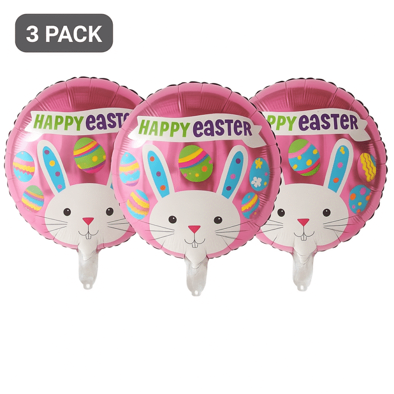 Happy Easter 18" Foil Balloon - Egg-citing Celebrations Await!