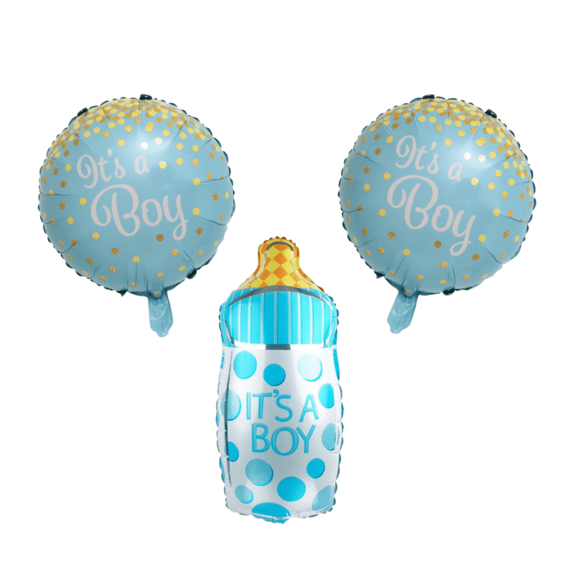 Its a Boy Baby Shower Balloon Set Blue Bottle and Round Balloons for Gender Reveal and Baby Shower Decorations
