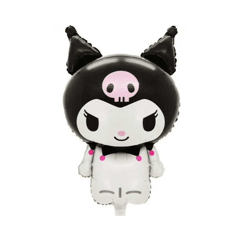 Kuromi Party Balloon Black Pink Anime Figure Foil Balloon balloons
