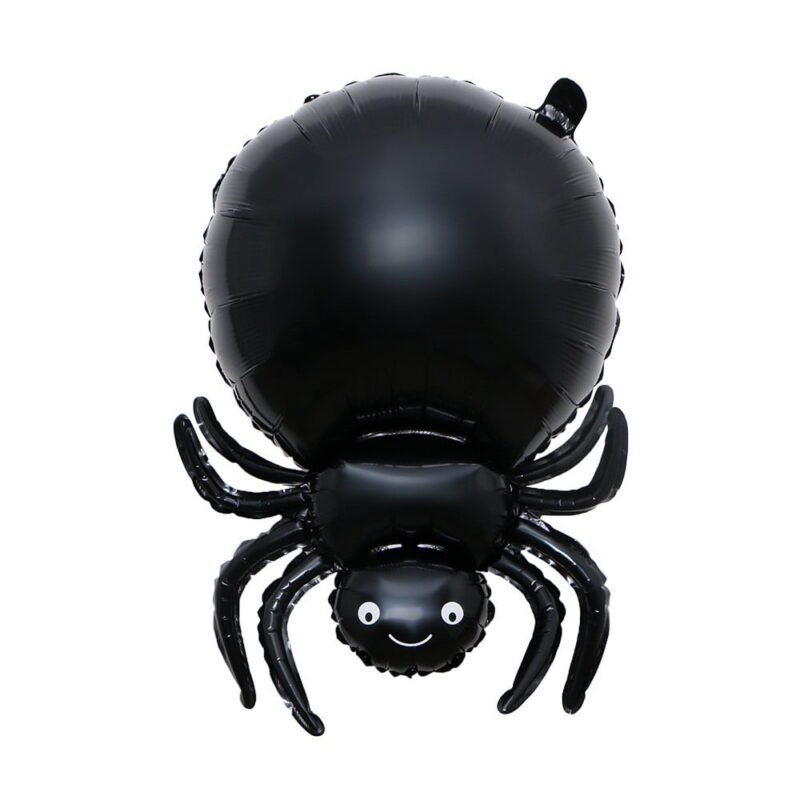 Large Black Spider Halloween Foil Balloon Halloween Party Balloons and Spooky Decorations