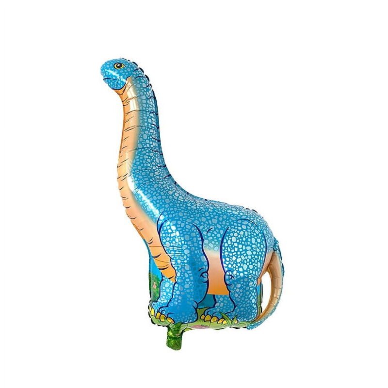 Large Brontosaurus Dinosaur Foil Balloon Dinosaur Themed Balloons and Kids Party Supplies