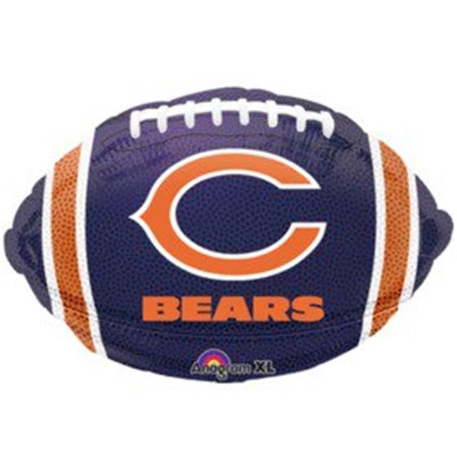 Loftus International A2-9581 18 in. Chicago Bears Team Colors Jr. Shape Balloon