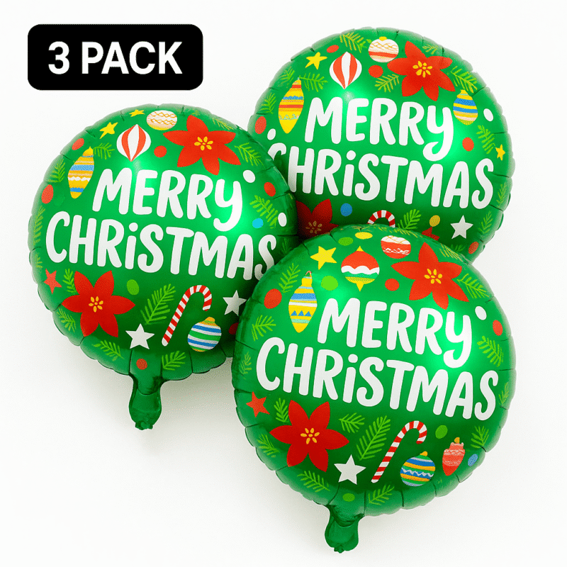 Merry Christmas 18" Foil Balloon Christmas Celebrations Balloons