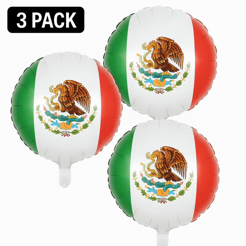 Mexican Flag Balloons Mylar Mexican Balloon