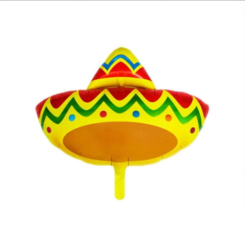 Mexican Hat Shape Balloon Mylar Balloon Celebration Party