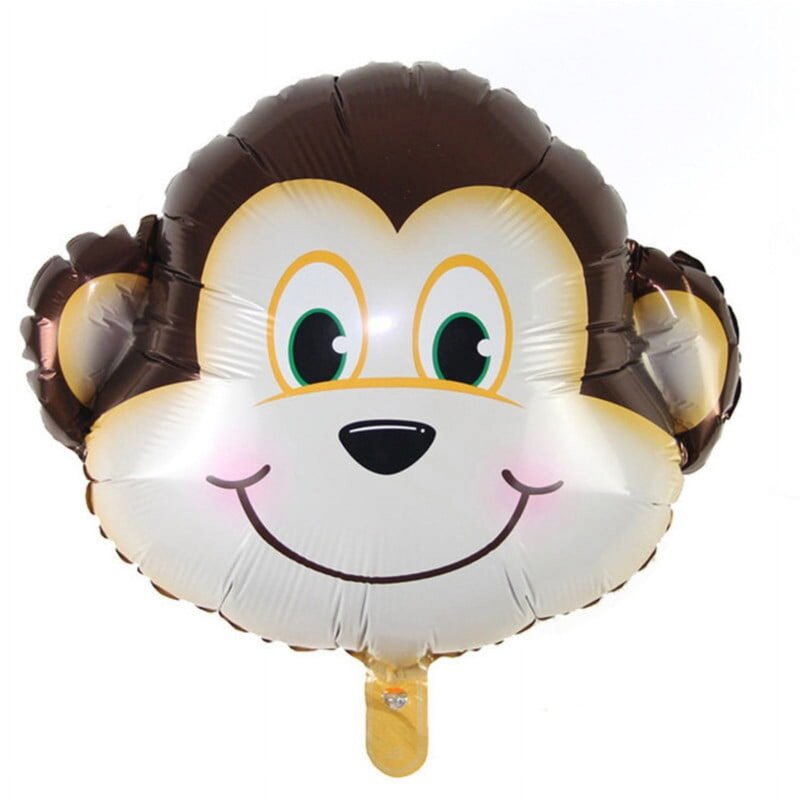 Monkey Shape Foil Balloon - Fun Balloon for Jungle Themed Parties