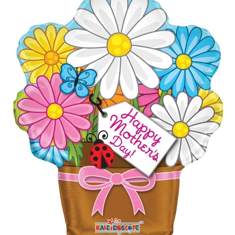 Mother's Day Balloon 19" Mother's Day Flowerpot Shape Balloon