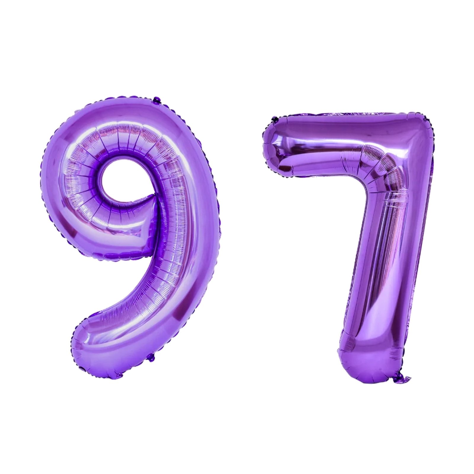 Number Ninety Seven Balloon Purple Number 97 Balloon 32" Large Event Balloon