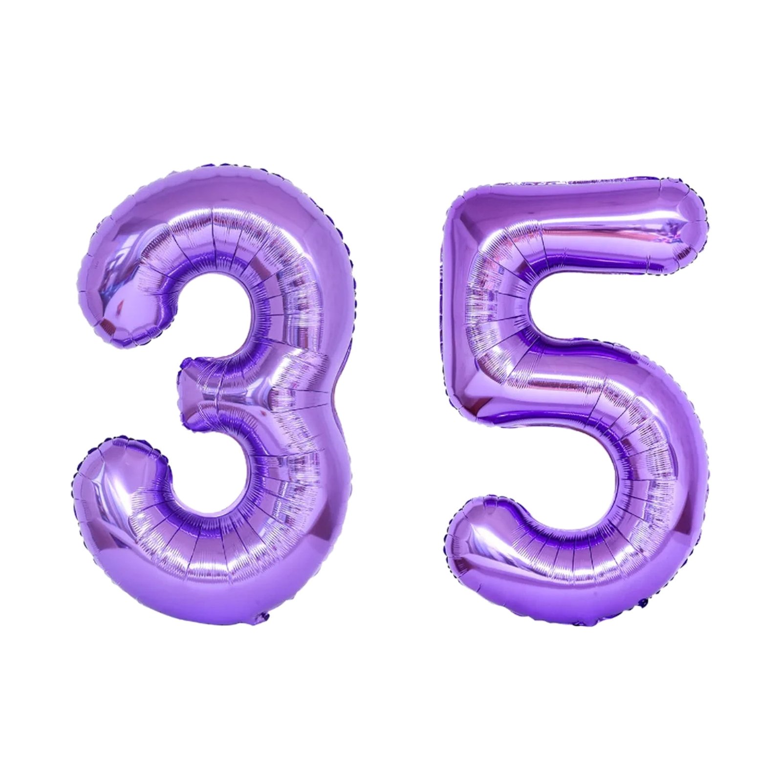 Number Thirty Five Balloon Purple Number 35 Balloon 32" Large Milestone Balloon