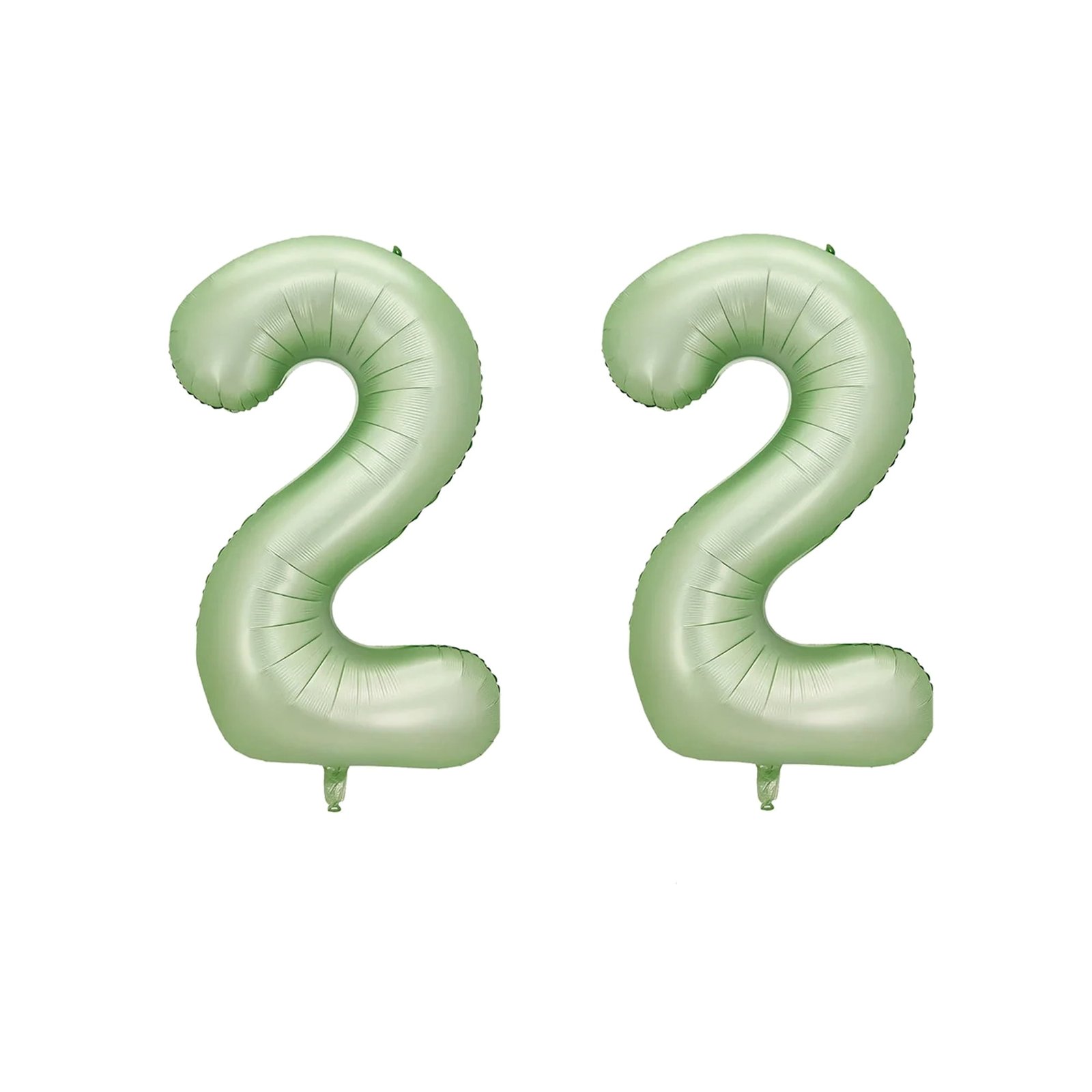 Number Twenty Two Balloon Pastel Sage Green Number 22 Balloon 32" Large Party Balloon Decoration