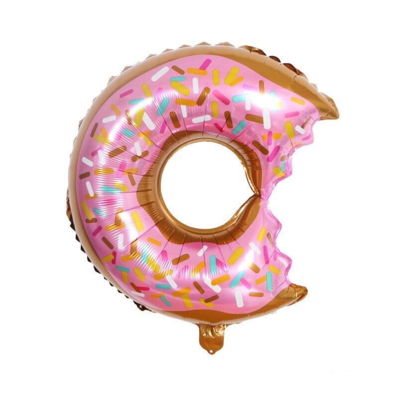 Pink Donut Shape Foil Balloon for Sweet Celebrations