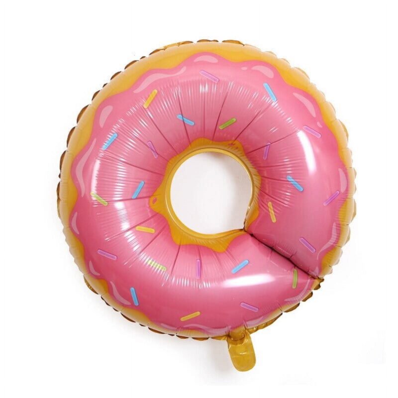 Pink Large Donut Foil Balloon for Sweet Celebrations
