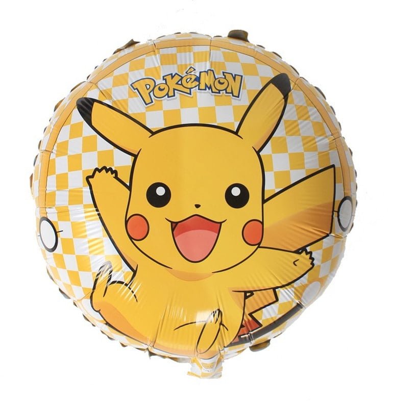18" Foil Mylar Balloon - Perfect for Kids Birthday Parties and Pokemon Themed Events
