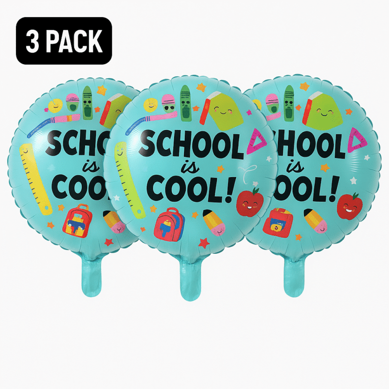 School Theme Balloon 18" Foil Mylar Balloon Education Celebration Balloon