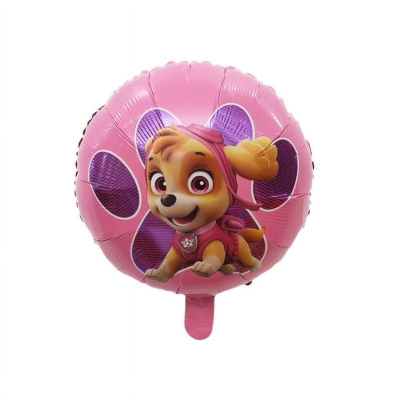 Sky Character 18" Foil Mylar Balloon Kids Birthday Balloons and Paw Patrol Themed Balloon