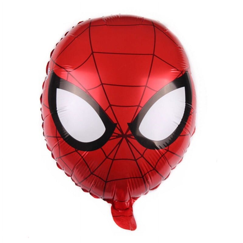 Spiderman Mask 18" Foil Mylar Balloon - Perfect for Kids Birthday Parties and Superhero Themed Events