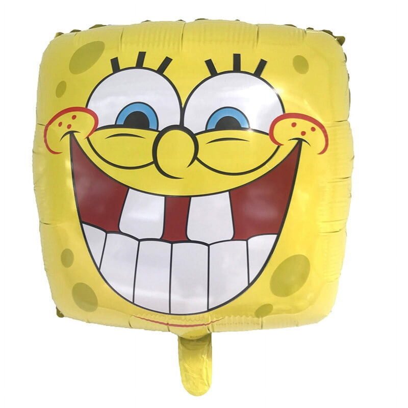 SpongeBob 18 Square Balloon - Ideal for Kids Birthday and Spongebob Themed Parties