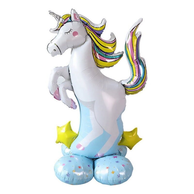 Standing Unicorn Base Unicorn Balloon Foil Mylar Magical Celebration Balloon