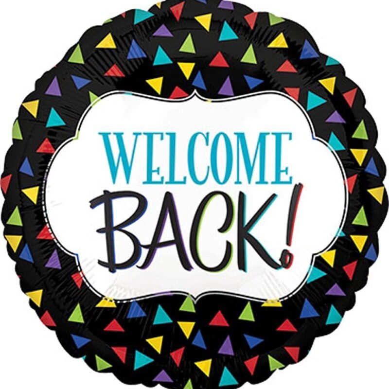 Welcome Back Balloon Celebration Party Decoration 18 Inch Balloon