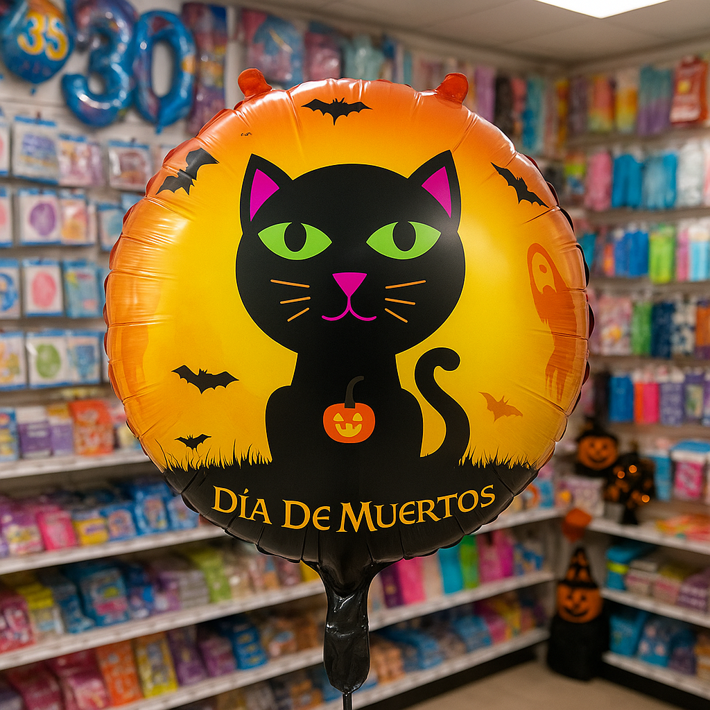 Colorful Skull Skeleton Star Halloween Foil Balloon Spooky Party Balloons and Decorations - Image 2