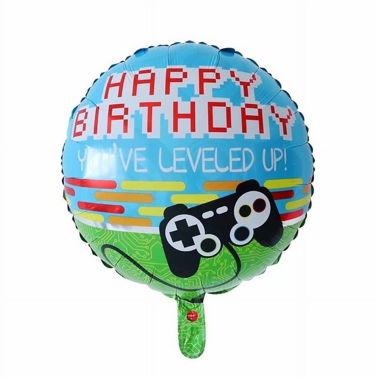 Game On! 6th Birthday Party Balloons Number 6 Gamer Black - Image 3