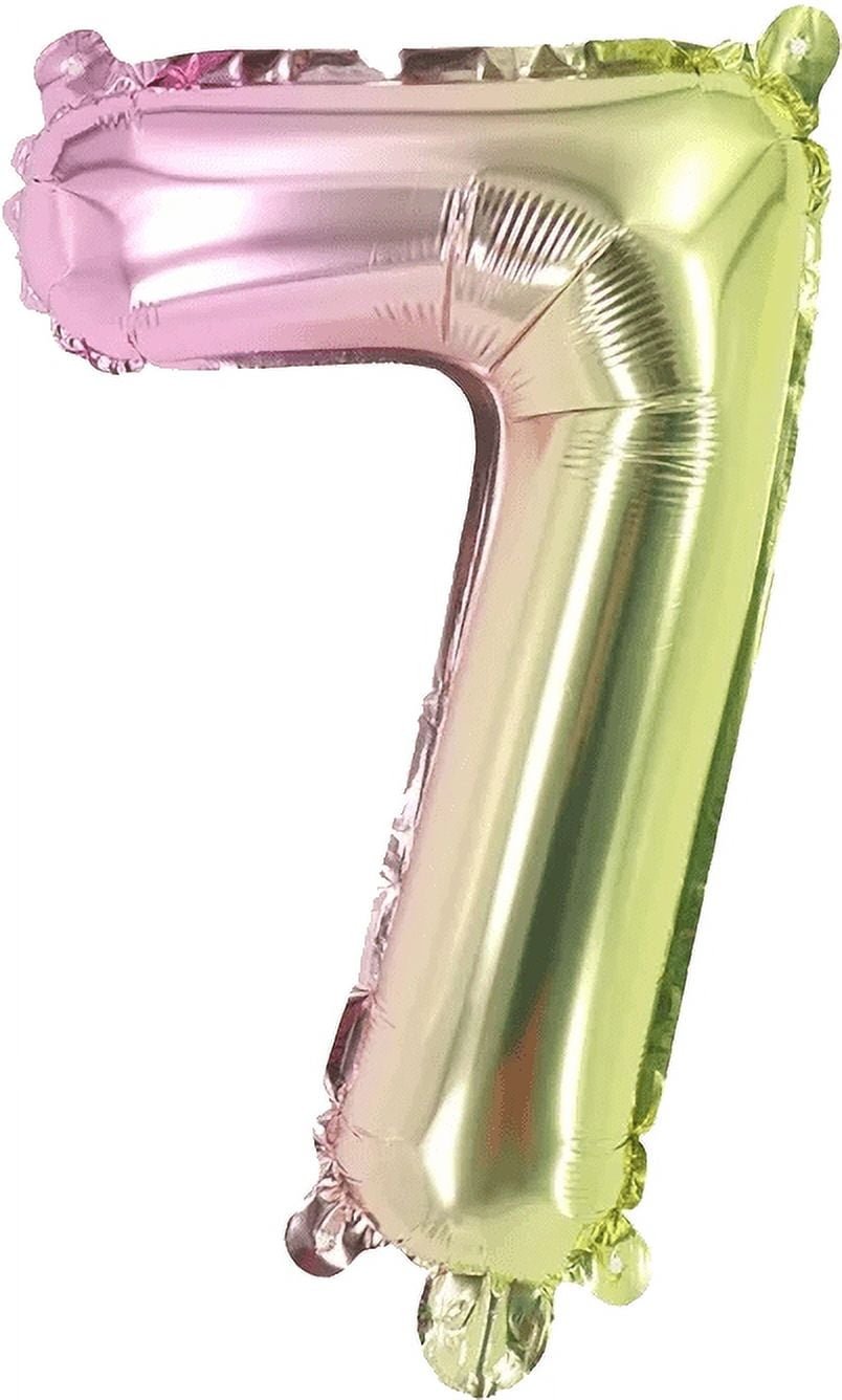 Hello Kitty 7th Birthday Party Balloons Set Pink White Foil balloons - Image 3