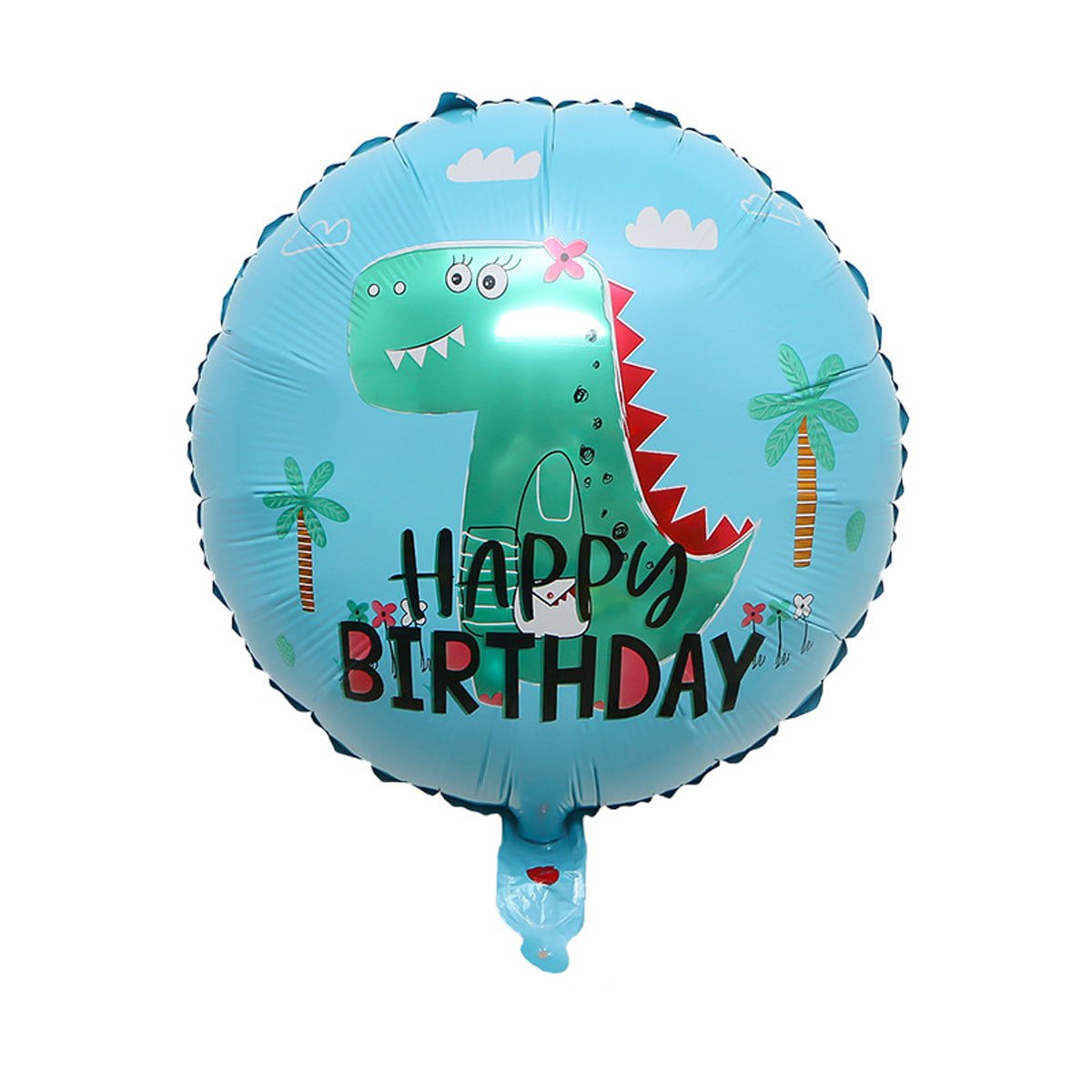 Dinosaur-Themed 18" Mylar Foil Balloon - Great for Happy Birthdays Celebrations - Image 3