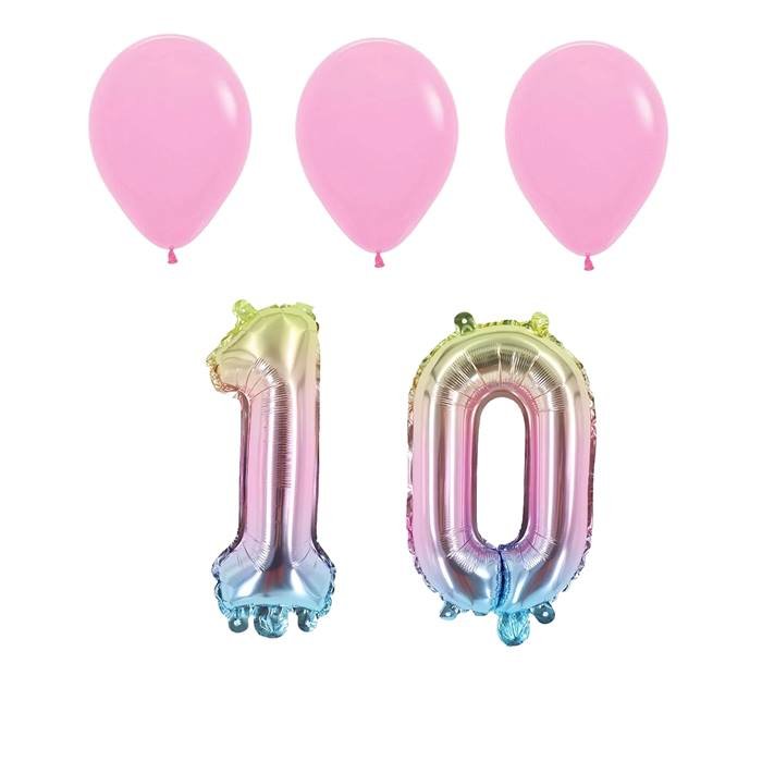 Number Eighteen Black Balloon, 32" Foil Mylar, Adult Milestone Birthday Party Decoration