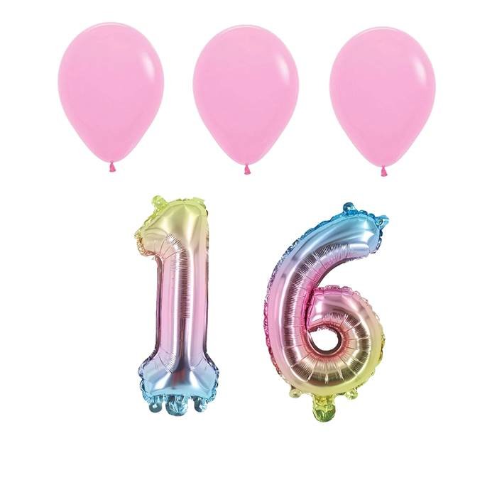 Number Ten Black Balloon, 32" Foil Mylar, Birthday Party Milestone 10 Balloon