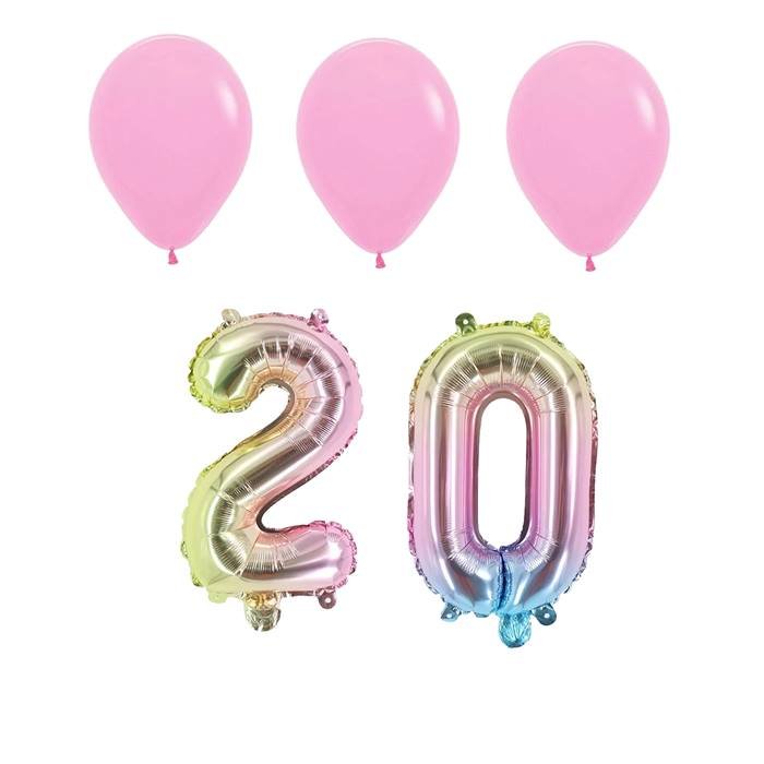 Number Ten Blue Balloon, 32" Foil Mylar, Birthday Party Milestone 10 Balloon