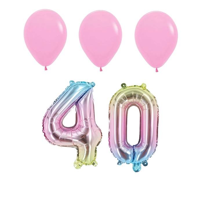 Number Thirty Blue Balloon, 32" Foil Mylar, 30th Birthday Party Milestone Balloon