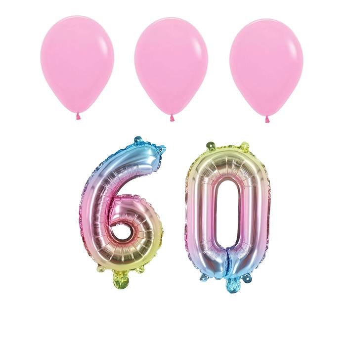 Number Seventy Blue Balloon, 32" Foil Mylar, 70th Milestone Party Decoration