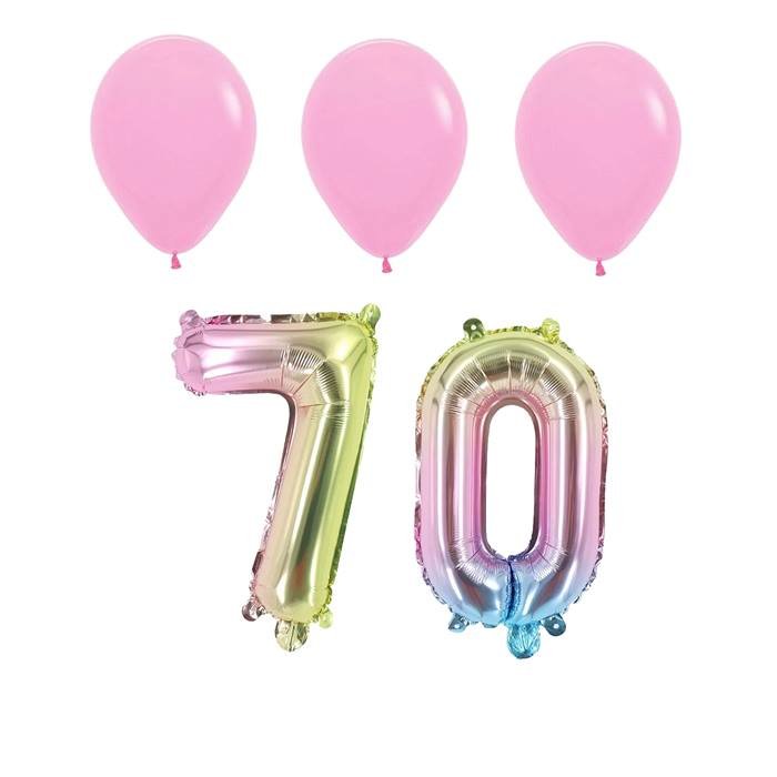 Number Ninety Blue Balloon, 32" Foil Mylar, 90th Milestone Celebration Balloon