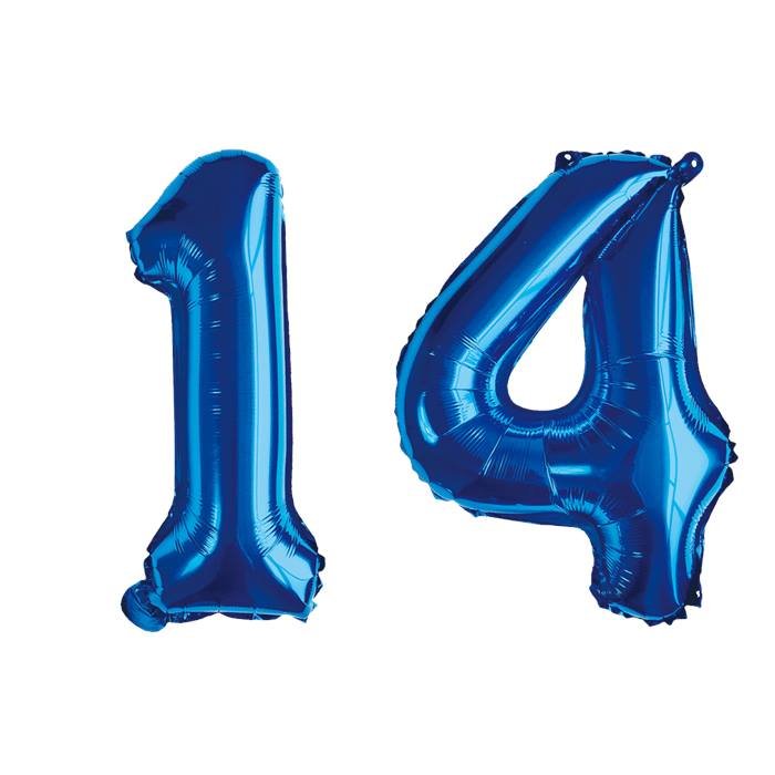 Number Forty Pink Balloon, 32" Foil Mylar, 40th Celebration Party Milestone Balloon