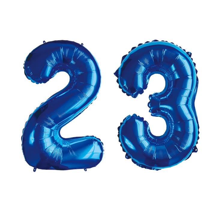 Number Ninety Red Balloon, 32" Foil Mylar, 90th Birthday Party Age Balloon