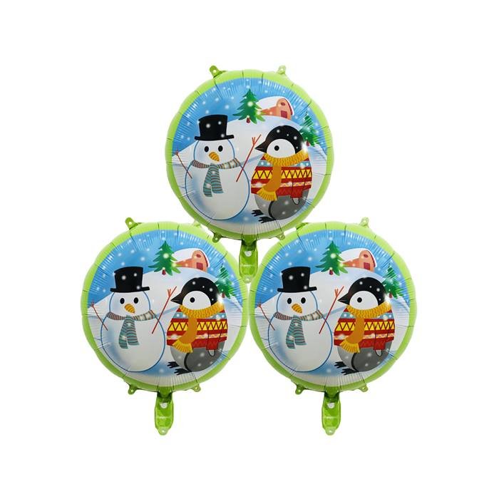 Snowman Penguin Winter Holiday Party Decoration Foil Balloons Christmas Kids