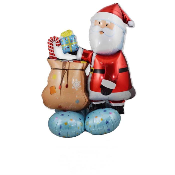 Christmas Santa Claus Balloon Stand Decoration