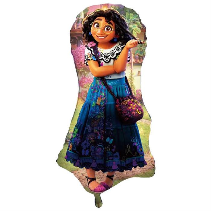 Large 36" Character Foil Mylar Balloon Featuring Mirabel - Perfect for Kids Birthday Parties and Encanto Themed Events
